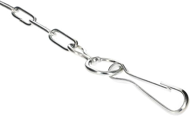 Foto 5 de 7 de KOTARBAU® Cadena para Perros 4 mm 3 m con Resorte Amortiguador Fuerte Protección de Cierre para Perros…