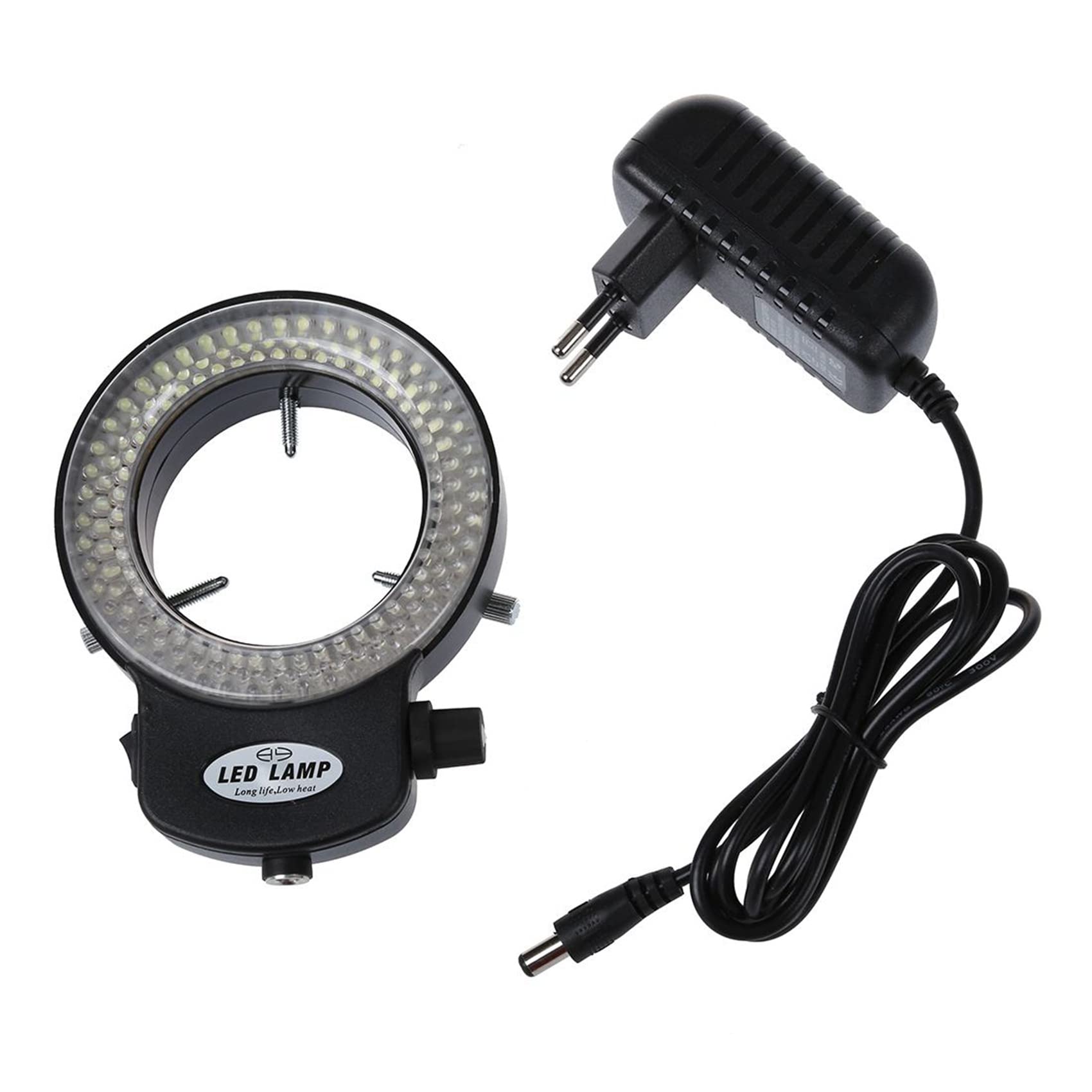 3X 144 LED Luz del Anillo del Miniscopio Luz del Anillo 0-100% Ajustable para Luz del Anillo del Miniscopio