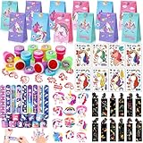 184 Piezas Cumpleaños Unicornio Regalo Niña de unicornio Marcapáginas...