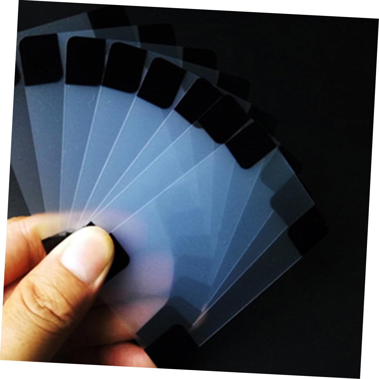 Abaodam 3stücke wasserdichte Pokerkarten Aus Kunststoff Transparentes Design Für Unvergessliche Spielabende Für Familien Kratzfest Und Langlebig Perfektes Für Spielsammler