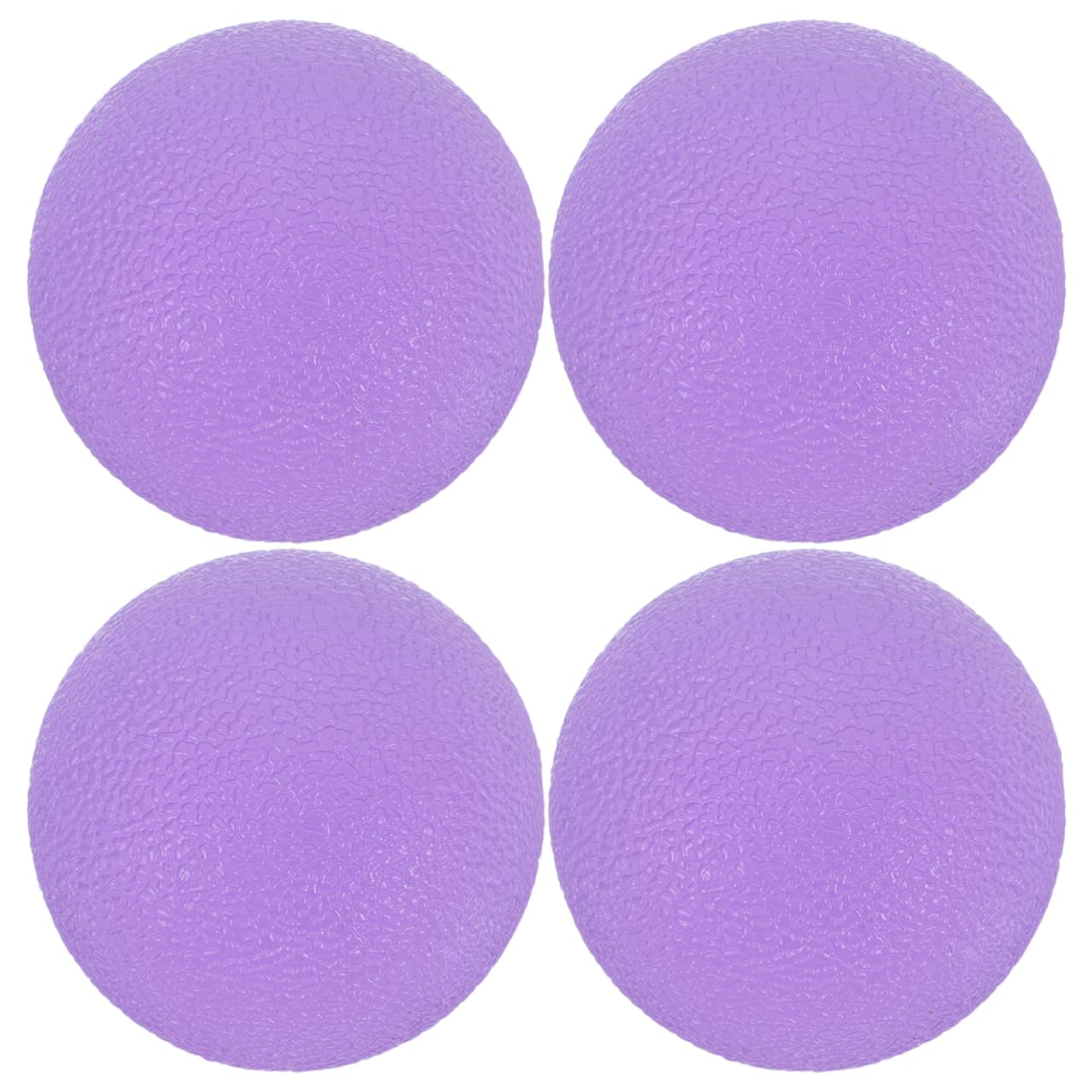 SHERCHPRY 4 pcs Hand Exercise Balls Purple Tpe 5.00X5.00X5.00cm