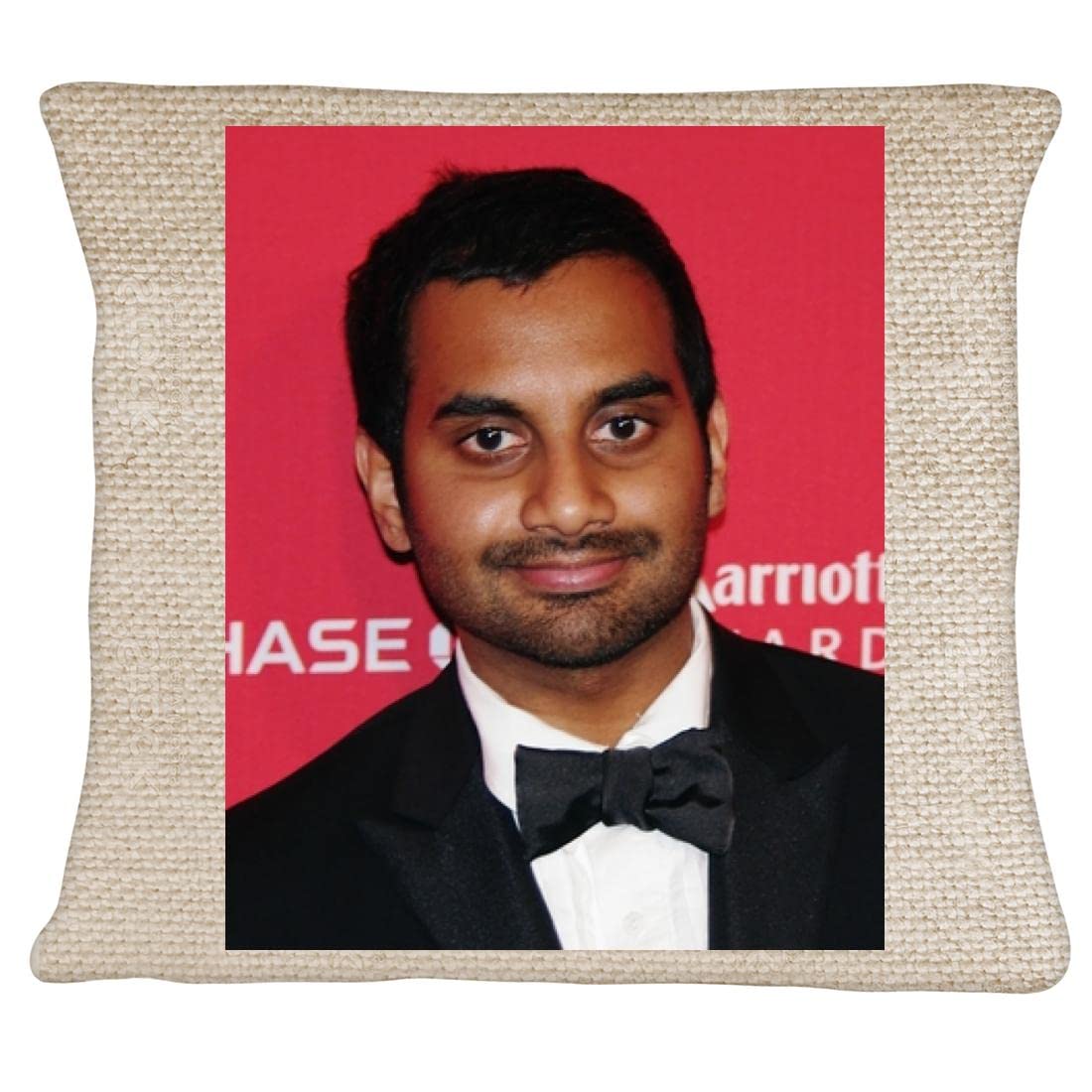 Aziz Ansari - Pillow Cover Case FCA #FCAG341247, 20X20, Oatmeal