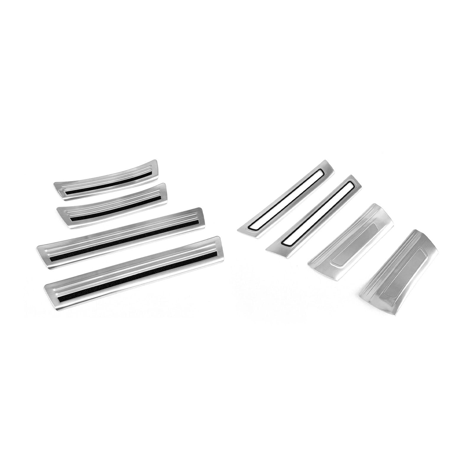 Car Accessories Compatible with Jeep New Grand Cherokee 2024 2025 Inside and Outside Door Sill Scuff Plate Entry — view 5