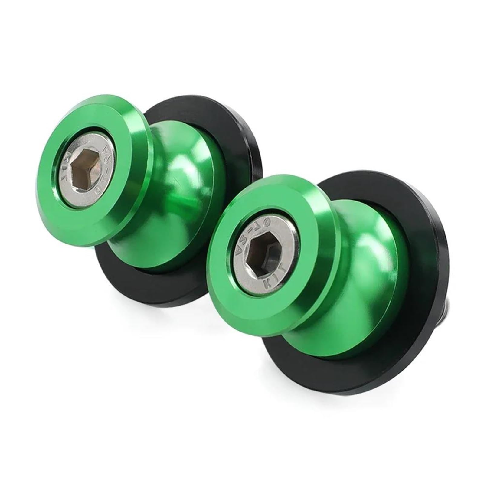 Caballete trasero con tornillos basculantes verdes para Ducati Multistrada 950 V2 4