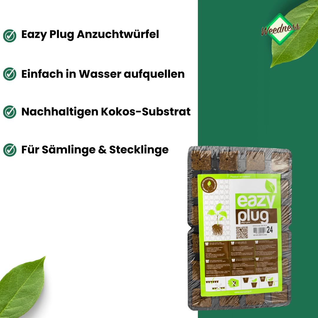 Eazy Plug Bag 50 Pezzi - Talee Di Propagazione Torba Vasi Per La Propagazione 404847