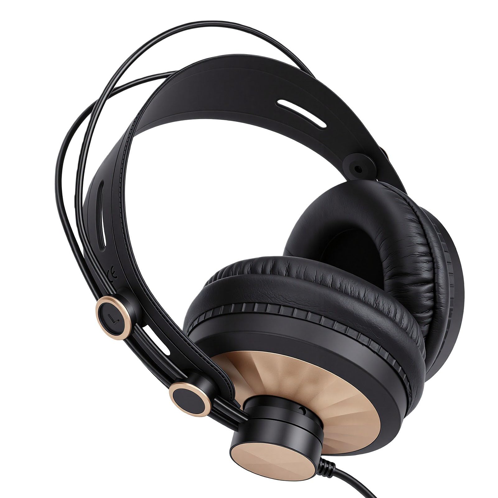 Cuffie da Gioco Cablate, Camera Chiusa con Riduzione del Rumore, vestibilità Ergonomica e Confortevole Sopra L'orecchio, Adattatore Universale da 3,5 Mm con Adattatore da 6,35