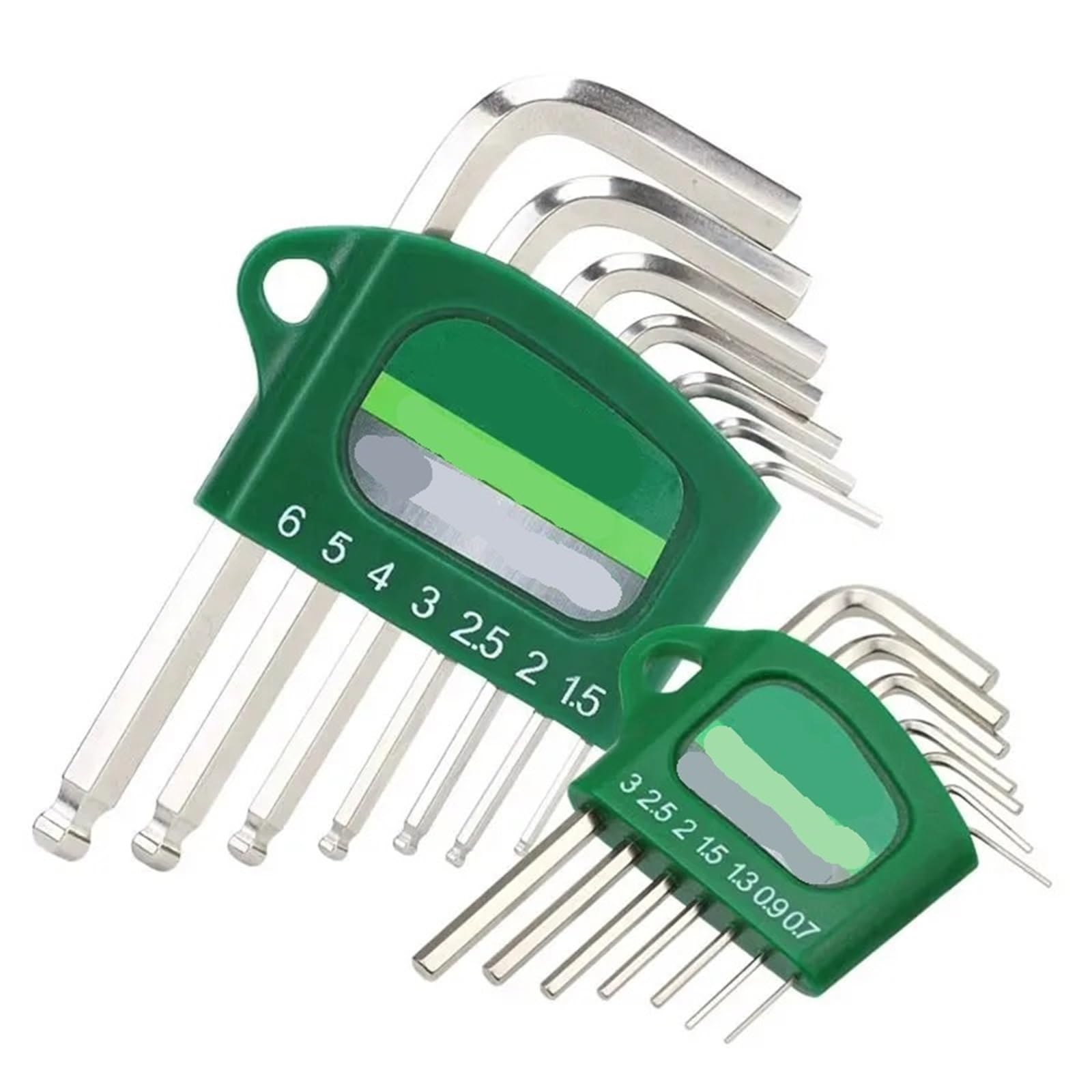Dajgrhe Color3 Hex Wrench Set Mini 7Pcs Hexagonal Screwdriver Set 0.7/0.9/1.3/1.5/2/2.5/ 3Mm(Color3)