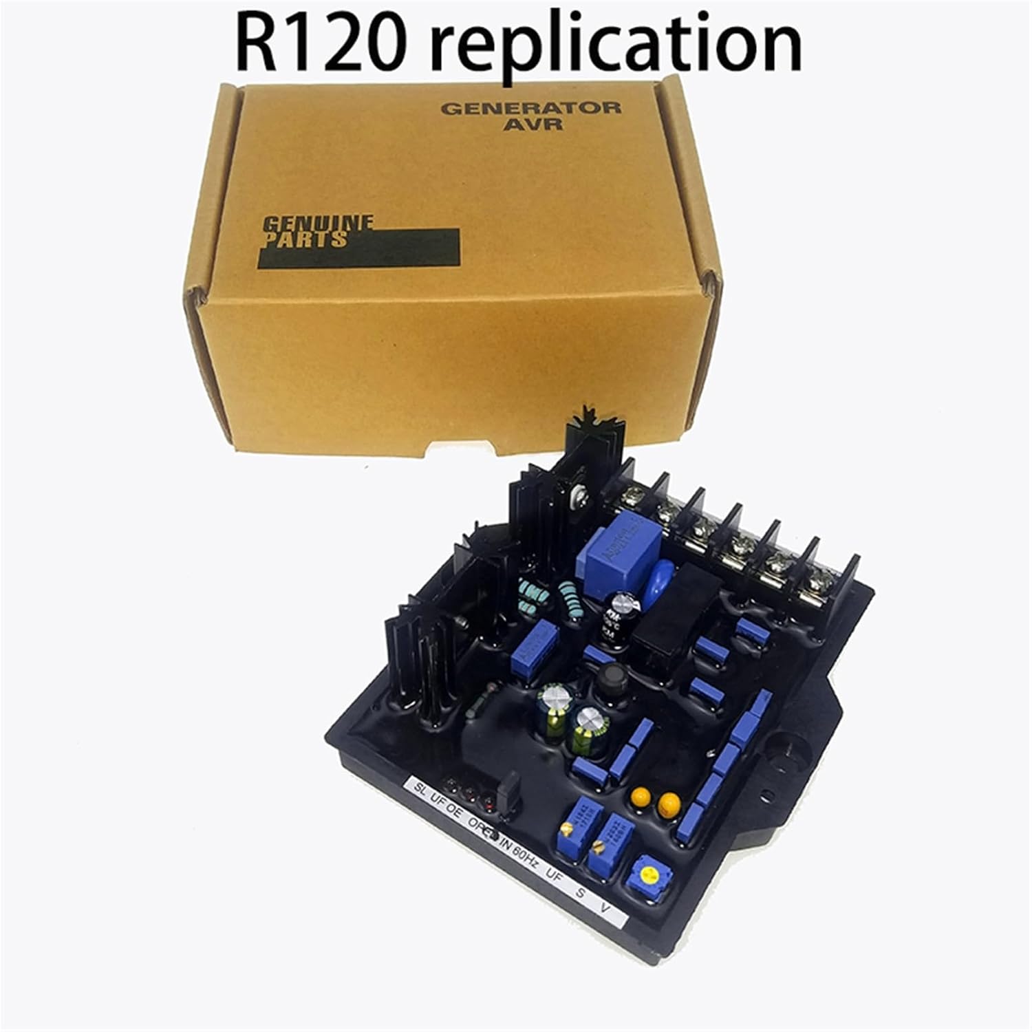 1pcs R120 AVR diesel generator stabilizer board spare parts automatic voltage regulator(R120 original)