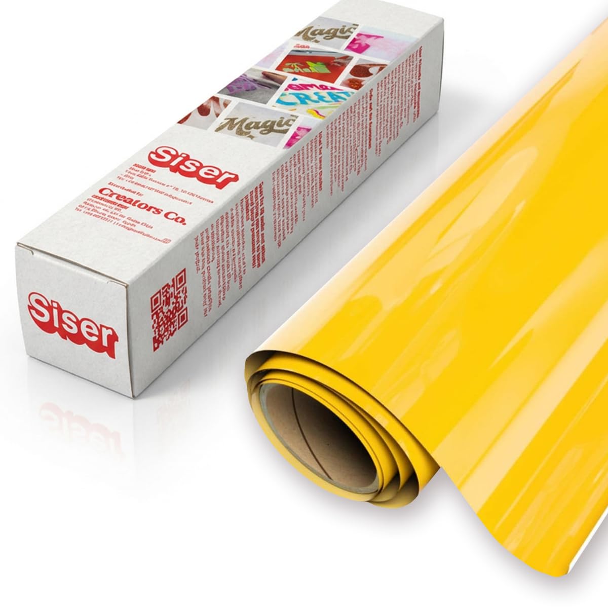 EasyWeed Heat Transfer Vinyl HTV Roll 11.8" x 3ft - Yellow