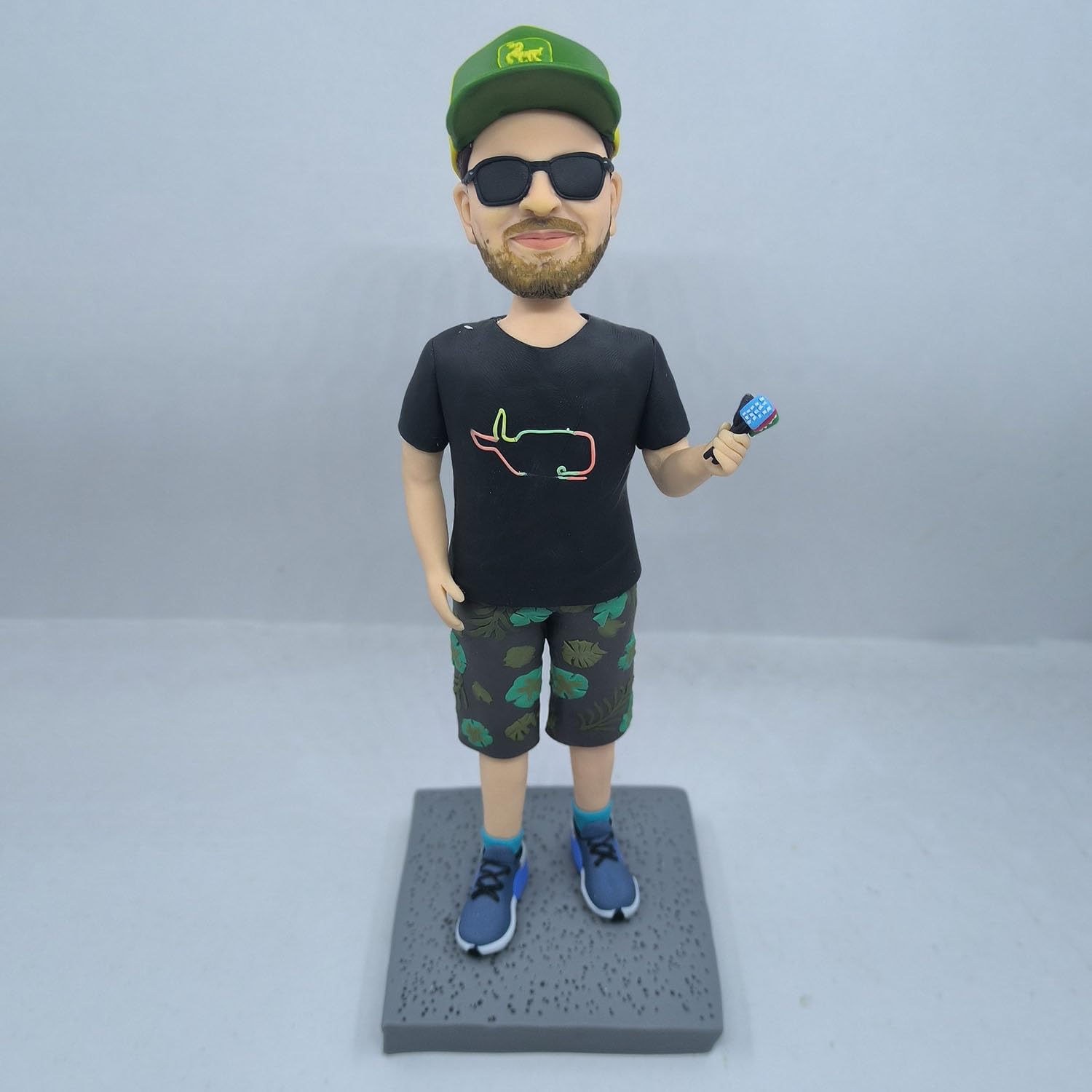 HARVEST HOUSE Benutzerdefinierte Wackelkopf-Figur, Personalisierte Wackelkopf, Maßgeschneiderte Skulptur Geschenk Basierend auf Ihren Fotos für Freund Kollegen Familie