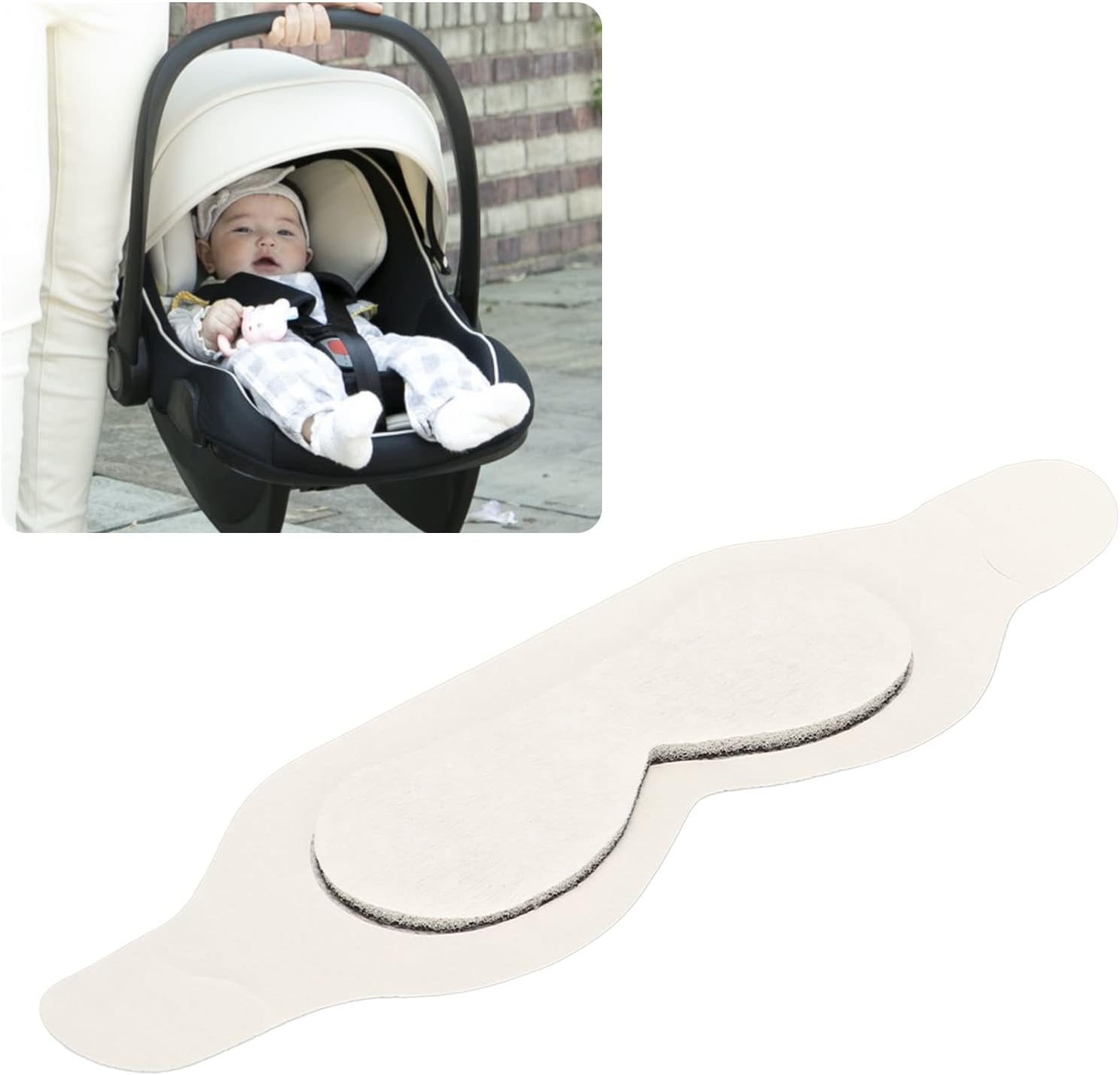 Newborn Phototherapys Eye Cover Protective Discard Immediately After Use Block Blue LED Sunproof Baby Eye Cover Eye Masks for Sleep - Image 6