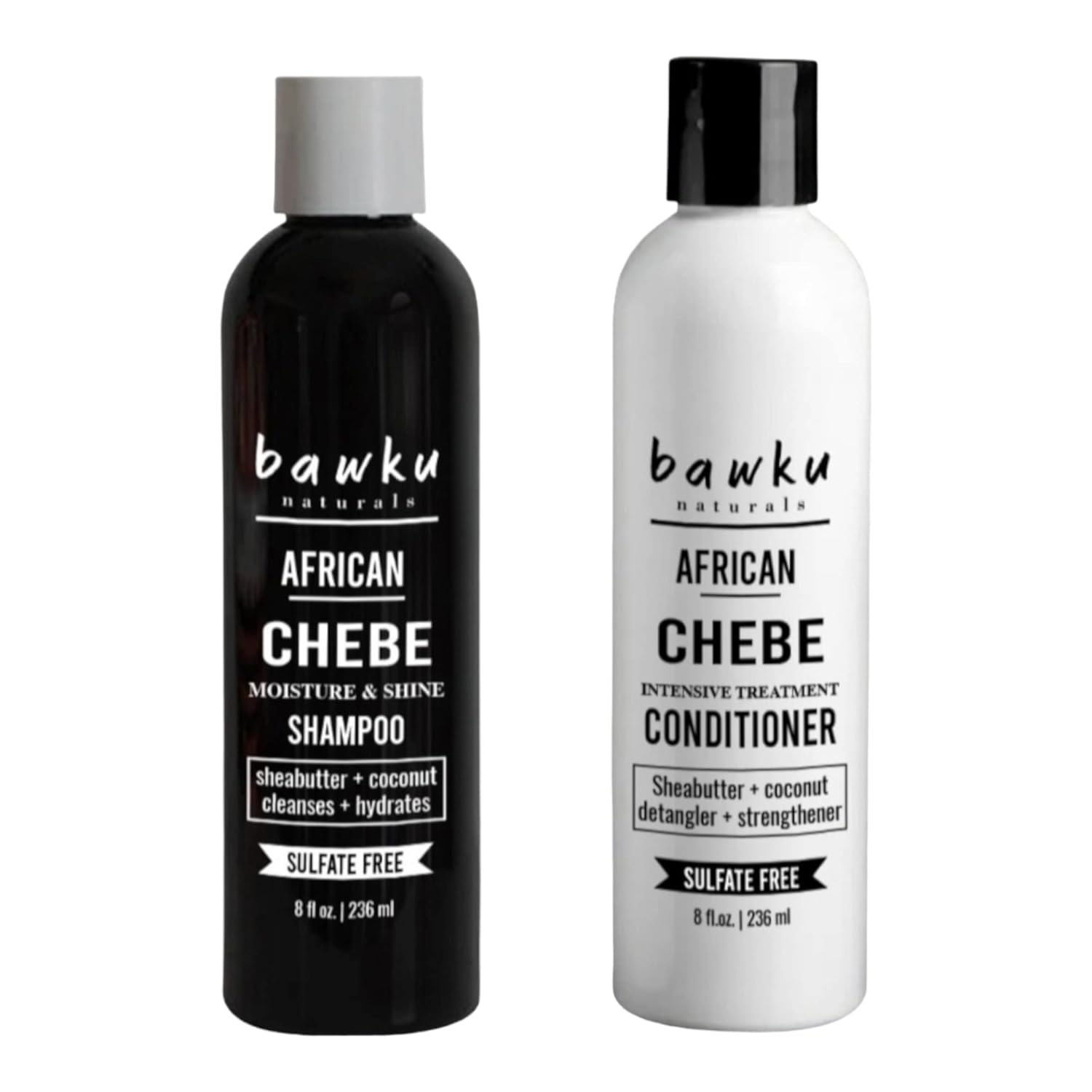 bawku naturals African Chebe Shampoo And Conditioner Set