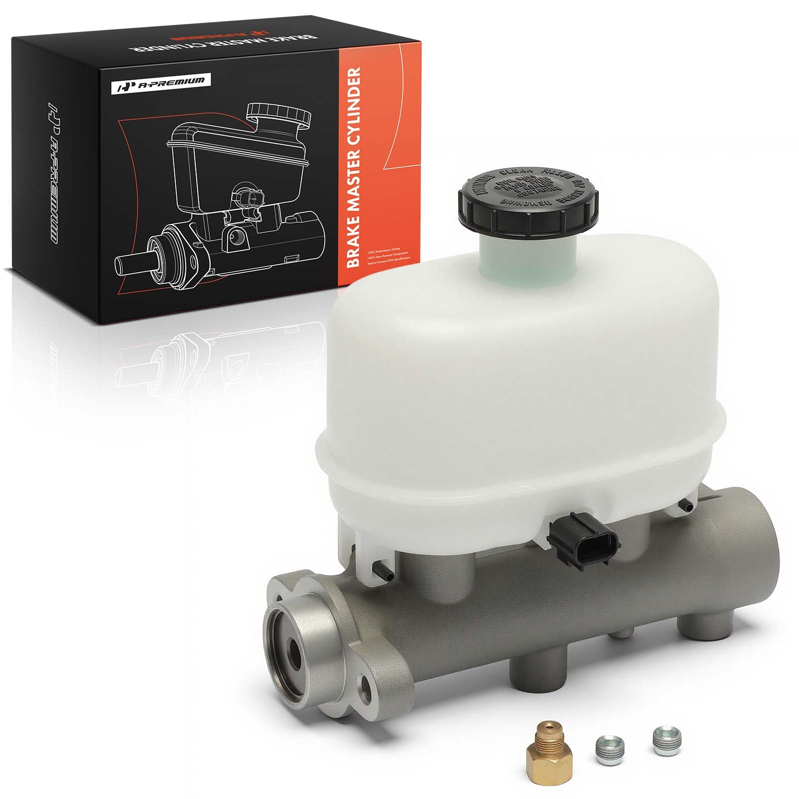 Photo 1 of A-Premium Brake Master Cylinder with Reservoir and Sensor Compatible with Ford F-250 Super Duty 2005-2007, F-350 Super Duty 2005-2007, F-450 Super Duty 2005-2007, F-550 Super Duty 2005-2007