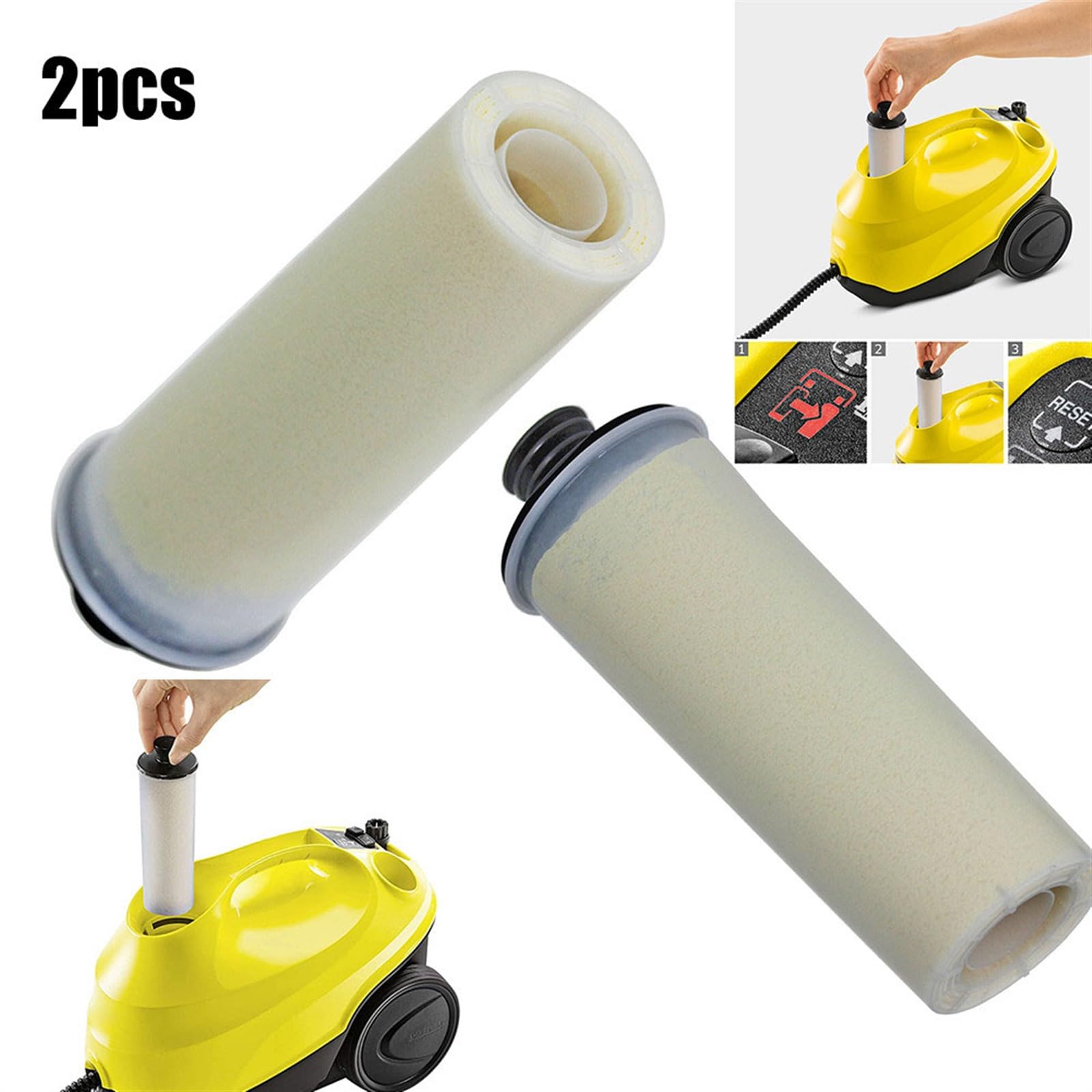2 PCS Entkalker Filter Dampf Reiniger Wasserreiniger Patrone SC3 SC3MX Staubsauger Teile & Zubehör Dampfreinigerdüse