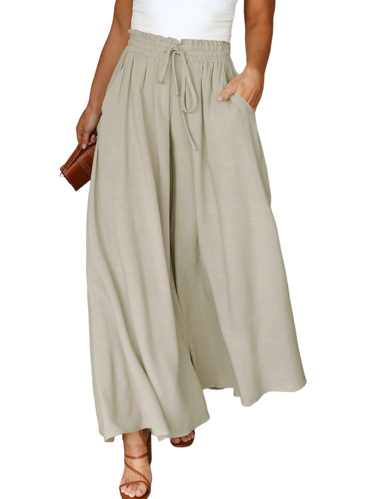 Eytino Plus Size Wide Leg Pants