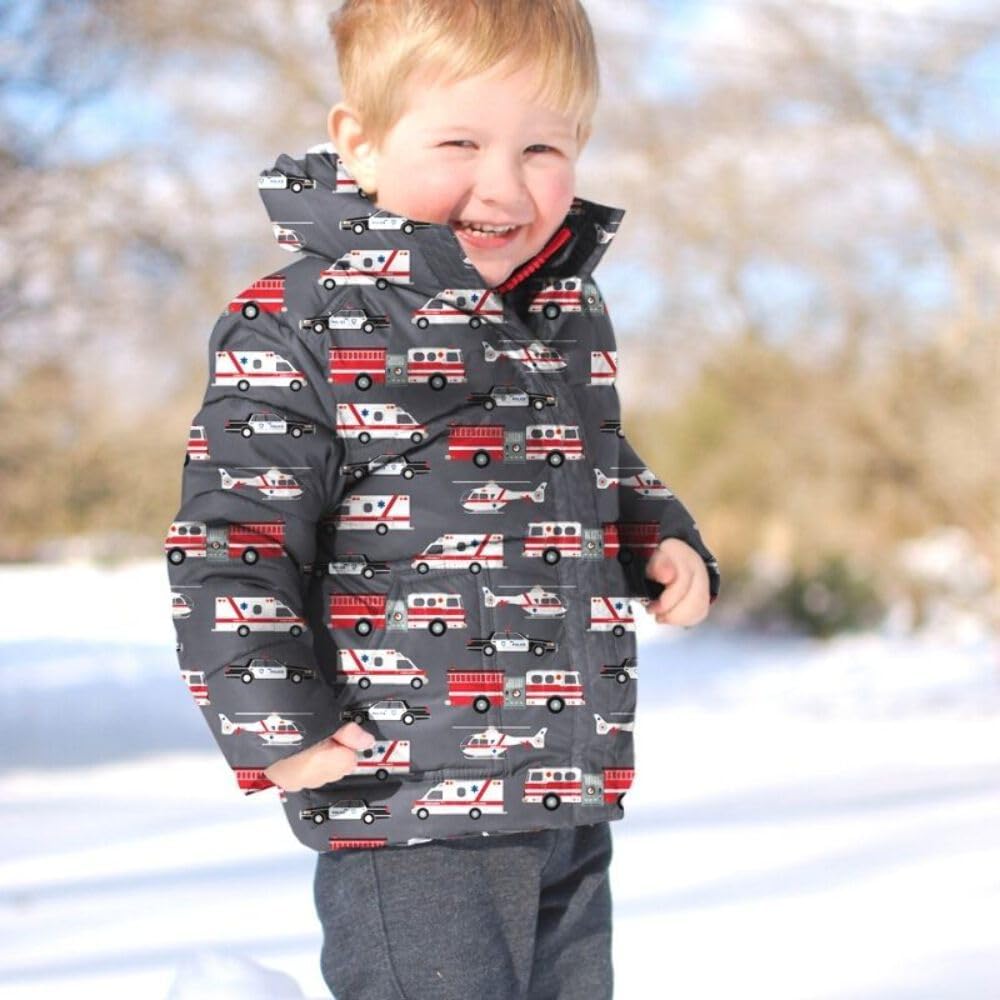 ONE KID The Road Coat Vegan Allergy-Friendly | Car Seat Safe Jacket | Crash Tested | Unisex | Fast In & Out | 6M - 8Y