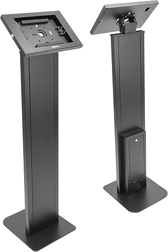 Miniatura 2 de Mount-It! Quiosco antirrobo del soporte del piso de la tableta, quiosco comercial del piso con el recinto universal, soporte de bloqueo del soporte