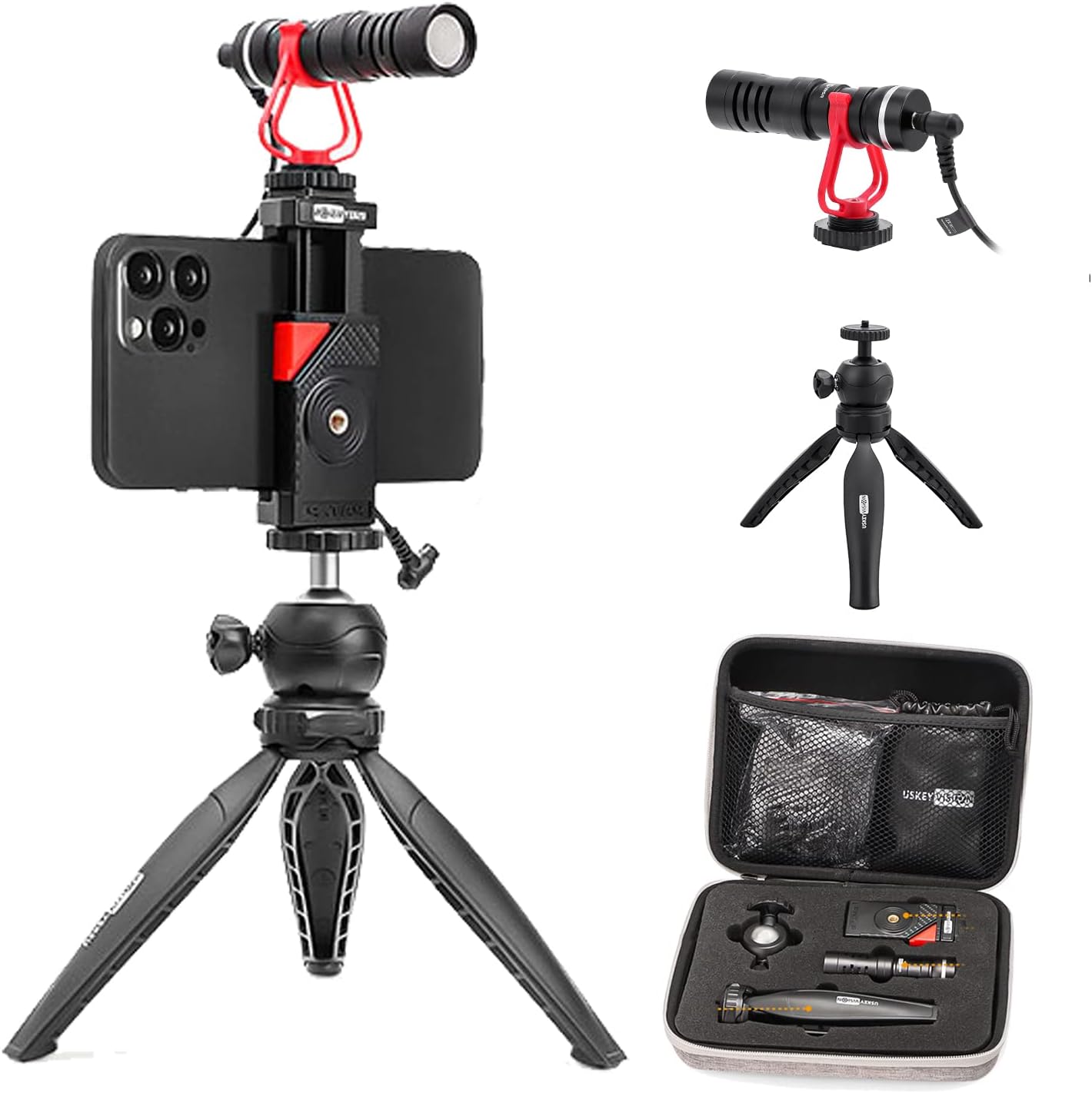 Phone Camera Video Kit with Microphone Mini Tripod Kenya Ubuy