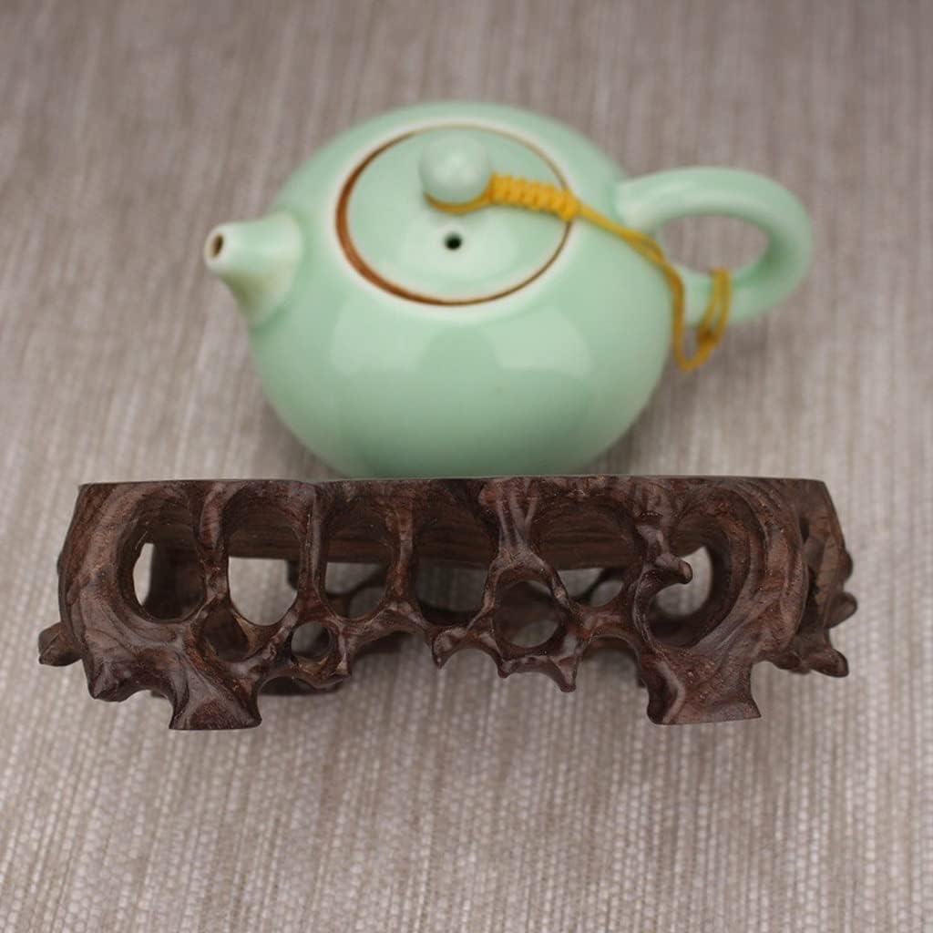 Bonsai Pedestal Vase Pedestal Stands Wooden Vase Base Plant Display Stand Indoor Flower Pot Stand Flower Pot Display Stand Living Room Jade Teapot Display Stand Planter Stand Plant Holder