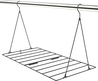 Hanging Drying Rack Clothing, Folding Laundry Rack Indoor, Space-Saving, Easy to Unfold & Fold Flat, Collapsible Clothes D...