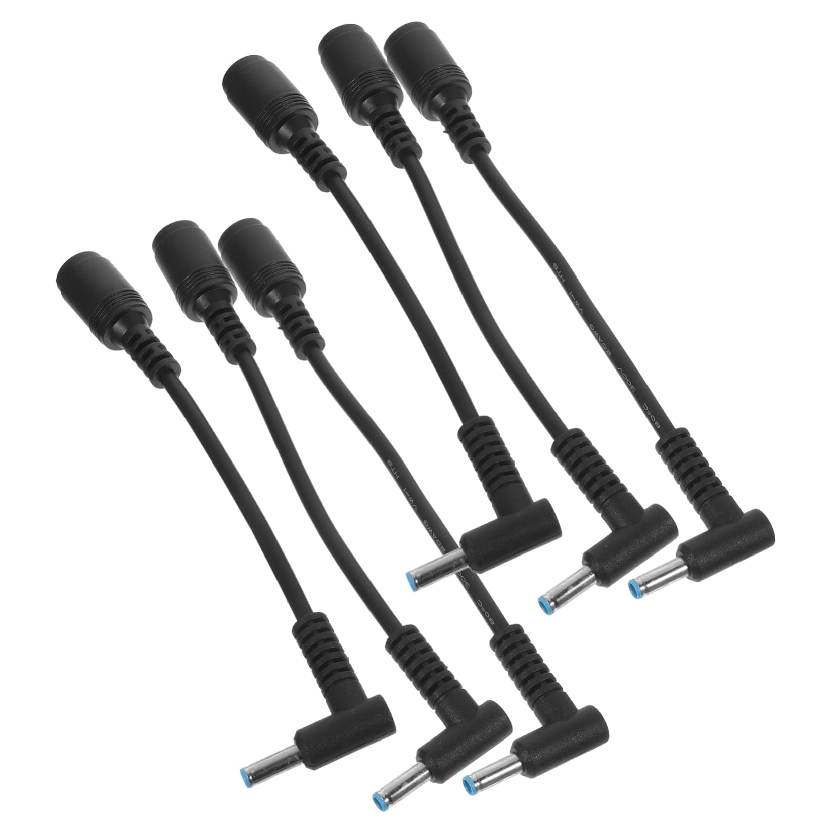 Pack 10 cables adaptador de corriente hembra a macho convertidor de carga portátil 8