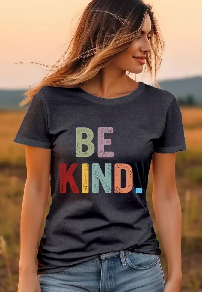 Be Kind Shirt for Women Kindness Teacher T-Shirt Inspirational Teacher Tee Tops - Image 4