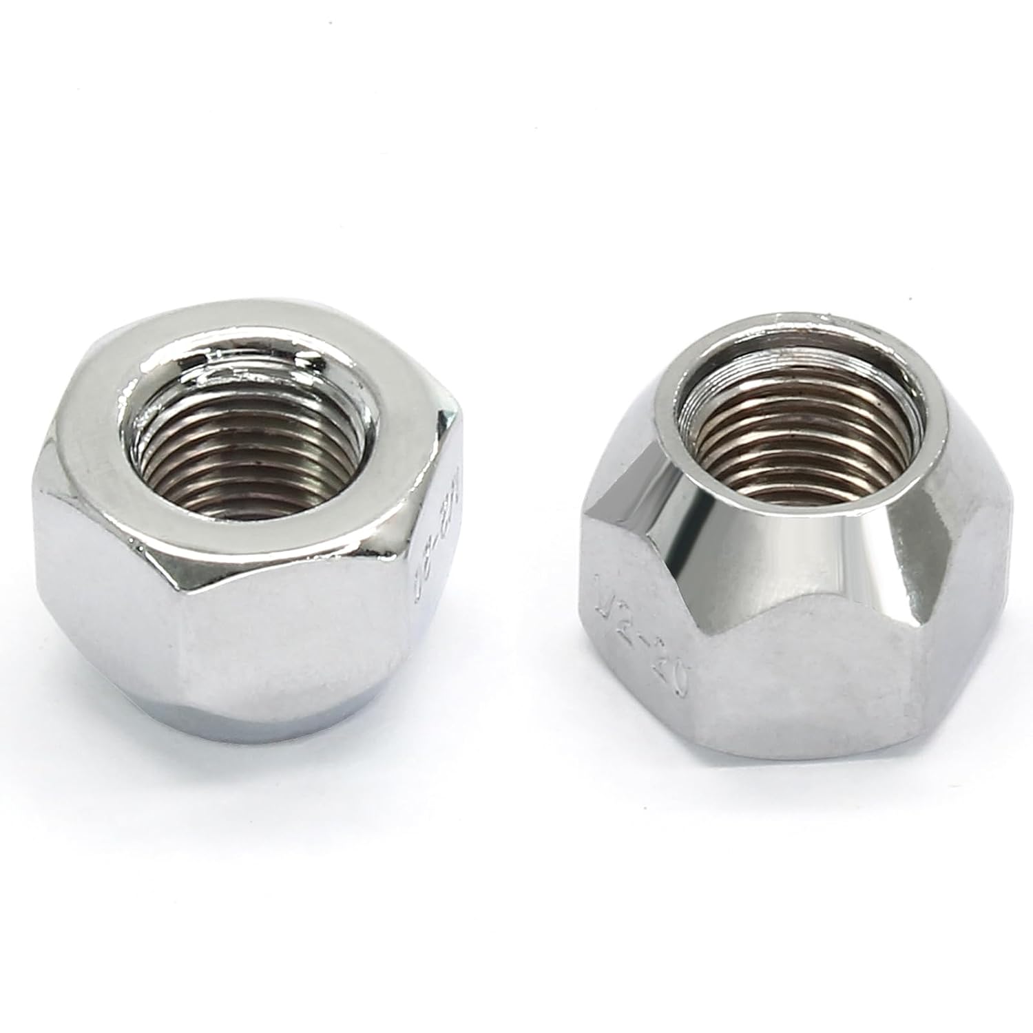 Hordion 5pcs 1/2-20 Inch Trailer Lug Nuts, 509 Tire Lugs Wheel Nut Open End Acorn Nut for 1/2" Wheel Lug Studs Trailer Camper RV Truck