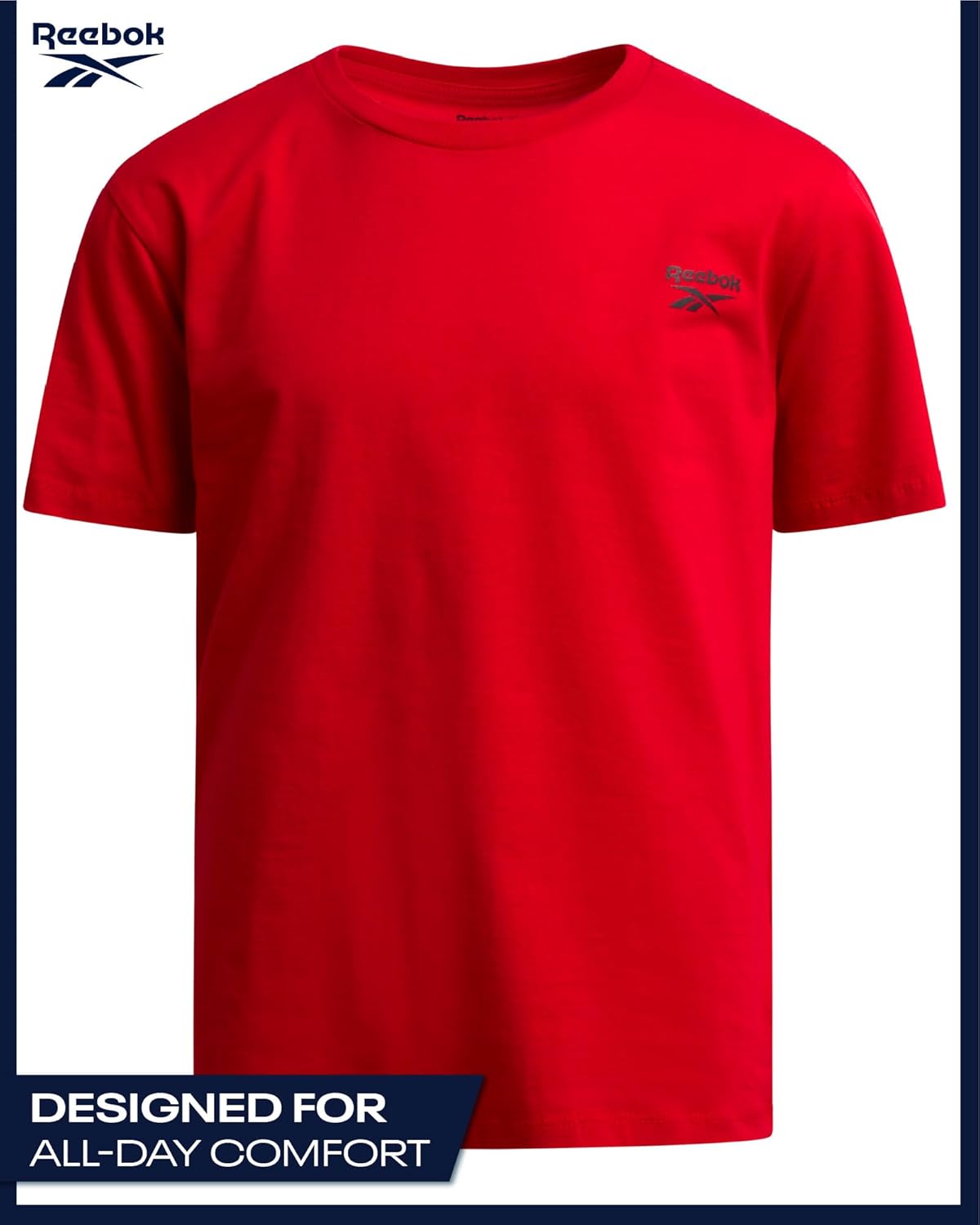 Reebok Boys Sweatsuit Set - 3 Piece Athletic Jogger Set with Fleece Pullover Hoodie Sweatshirt, Sweatpants & T-Shirt for Boys - Image 5