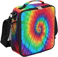 Vista 21 de Lonchera Flamingo para niños, bolsa de almuerzo aislada con piña para niñas y niños, bolsa de preparación de comidas congelable con correa