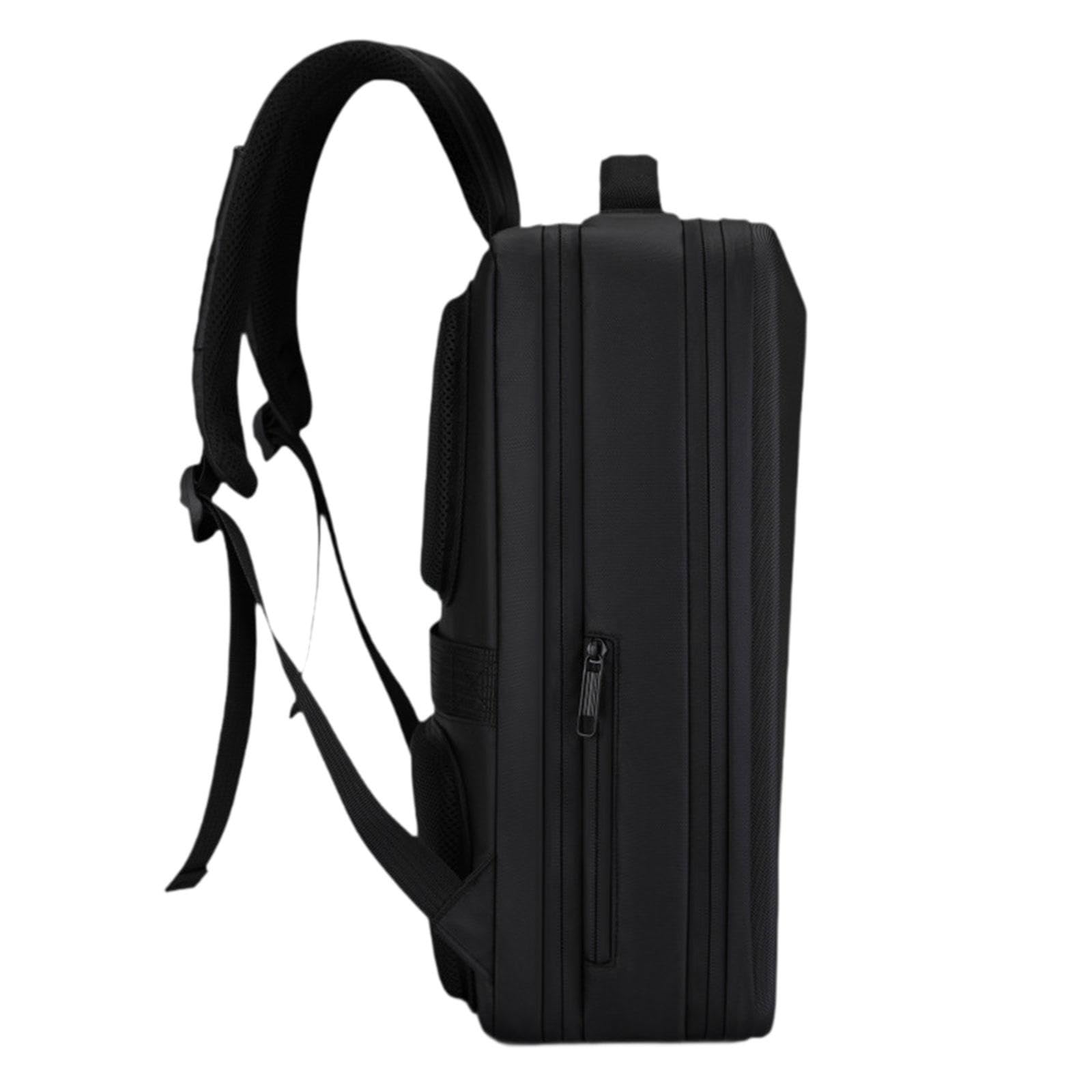 Sac à Dos pour Ordinateur Portable à Coque Rigide Sac à Dos de Jeu pour Hommes étanche, Noir 17 Pouces