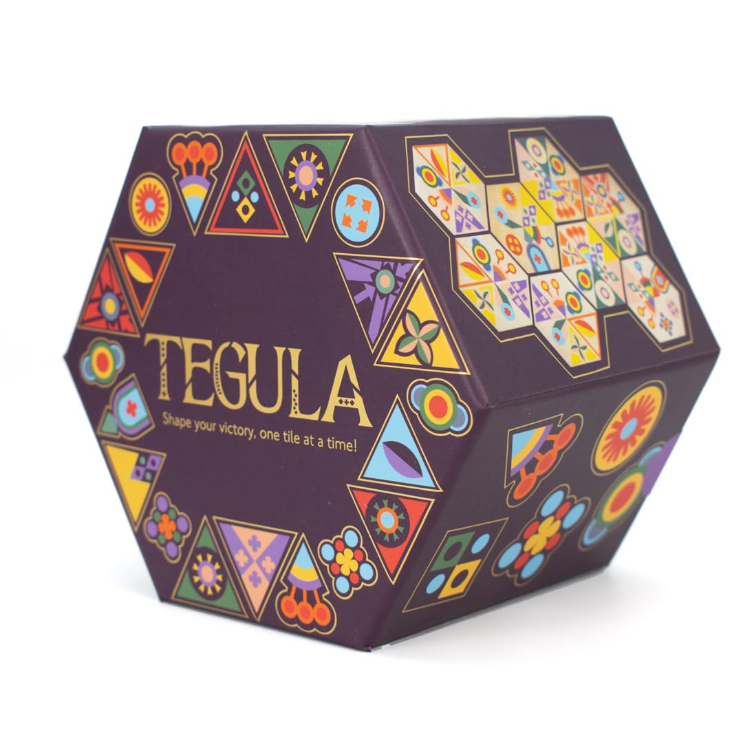 Gibsons Tegula Strategy Board Game – Family Tile-Matching Game for Ages 8+, 2–6 Players – Fast 20-Minute Hexagonal Mosaic Challenge – Fun Creative Gift for Kids & Adults