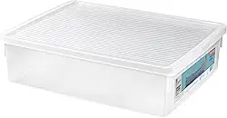 Ordene - Caixa Organizadora Plástica para Botas de 10,2 Litros, Cor Cristal, Linha My Closet