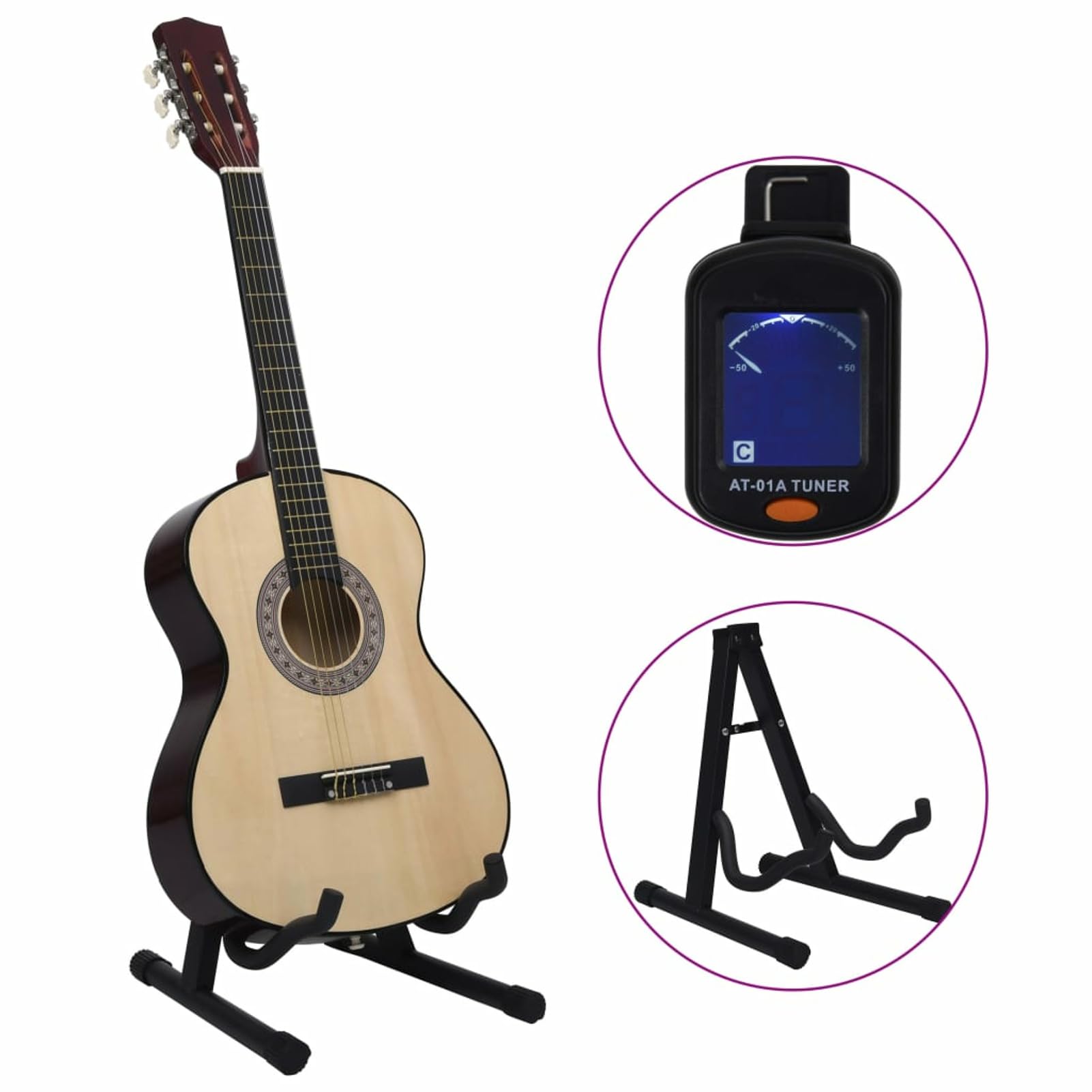 JUDYY Set Chitarra Classica per Principianti 12 pz 4/4 39",Arte e Svago,Hobby e Arti Creative,Strumenti Musicali,Strumenti a Corda,Chitarre-70107