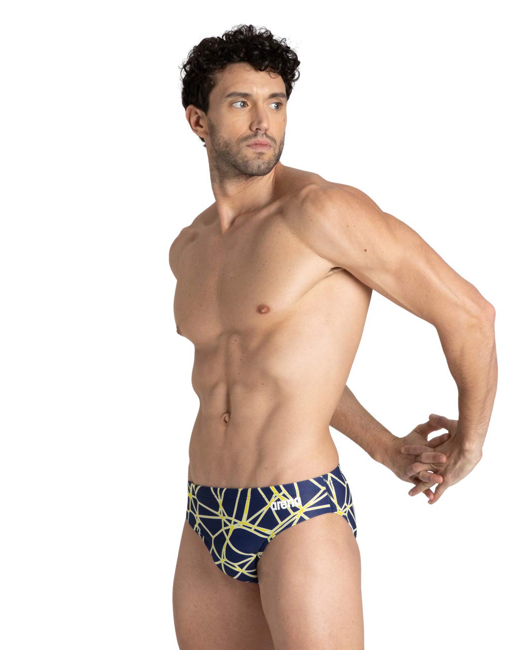 Arena Slip de Bain imprimé équipe pour Homme