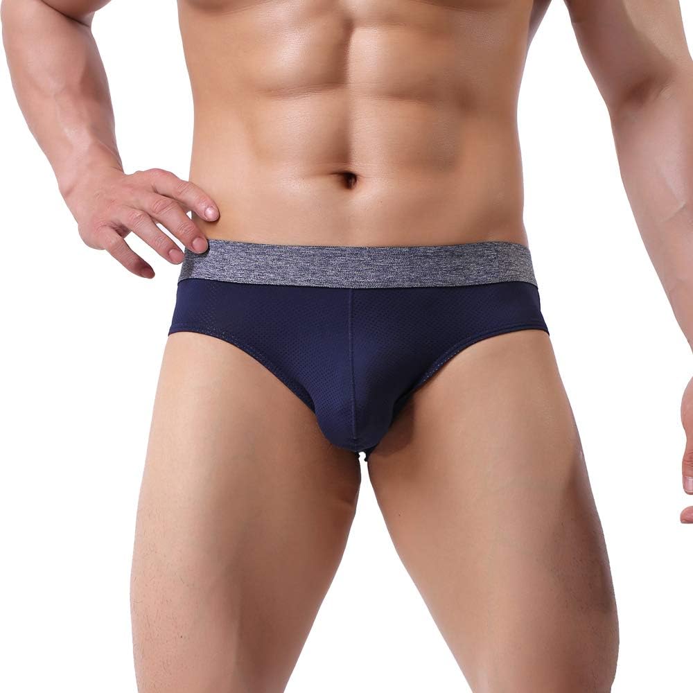 Mens Basic Briefs Lightweight Micro Mesh Comfortable Underwear Pack - Image 3