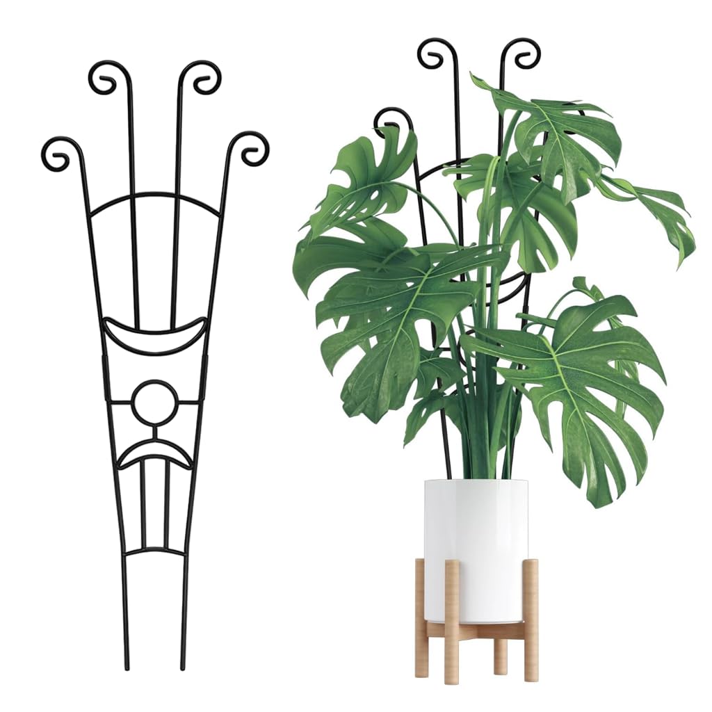 Metal Flower Trellis - Support Climbing Plants -1