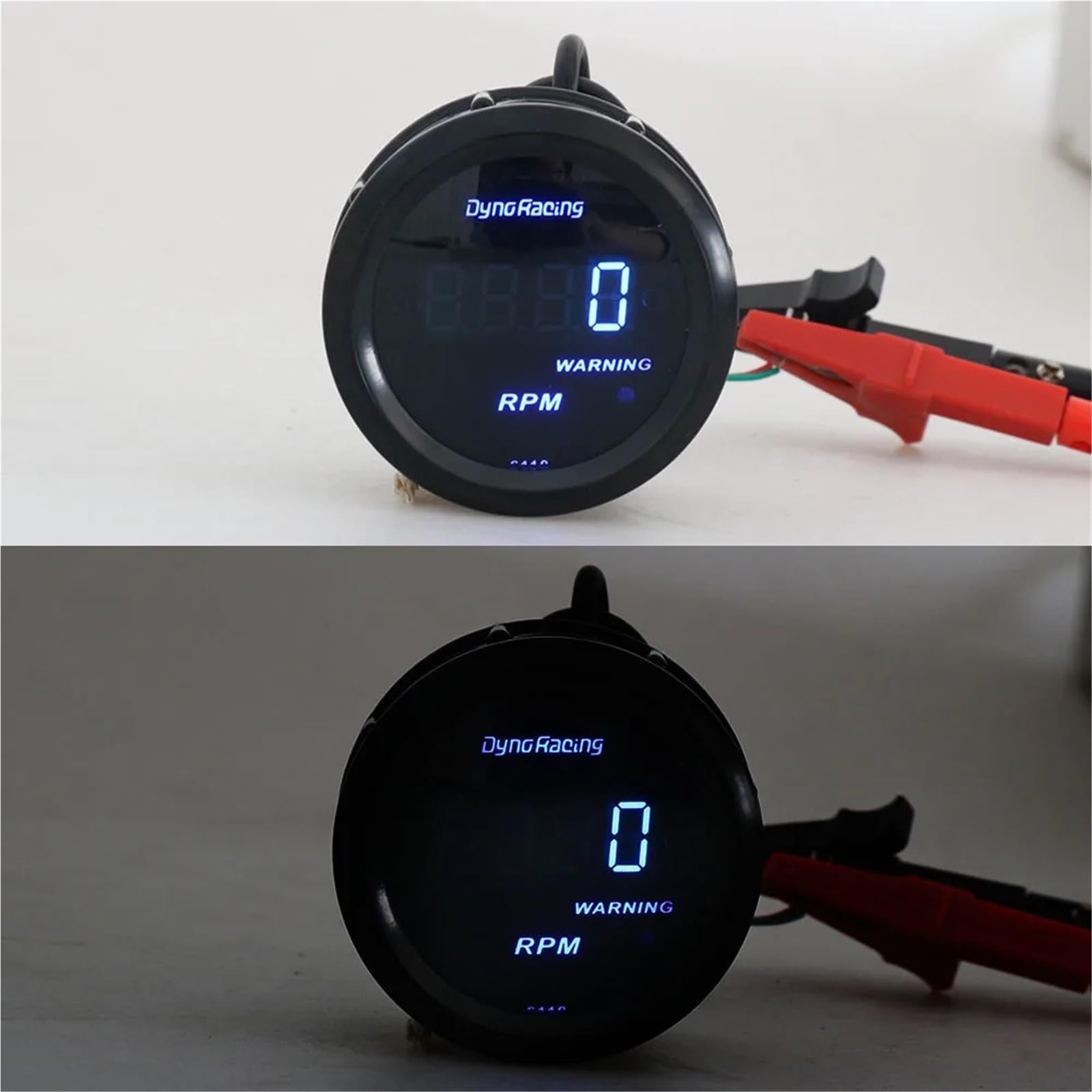 Contagiri for auto 2" 52mm Contagiri digitale Contagiri 0-9000 RPM Contatore LED blu BX101459