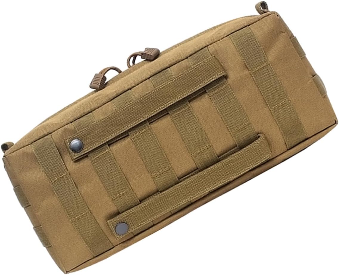 LALAFINA Multi-function Outdoor Storage Bag Crossbody Design Large Capacity Nylon Portable Pouch for Camping and Traveling