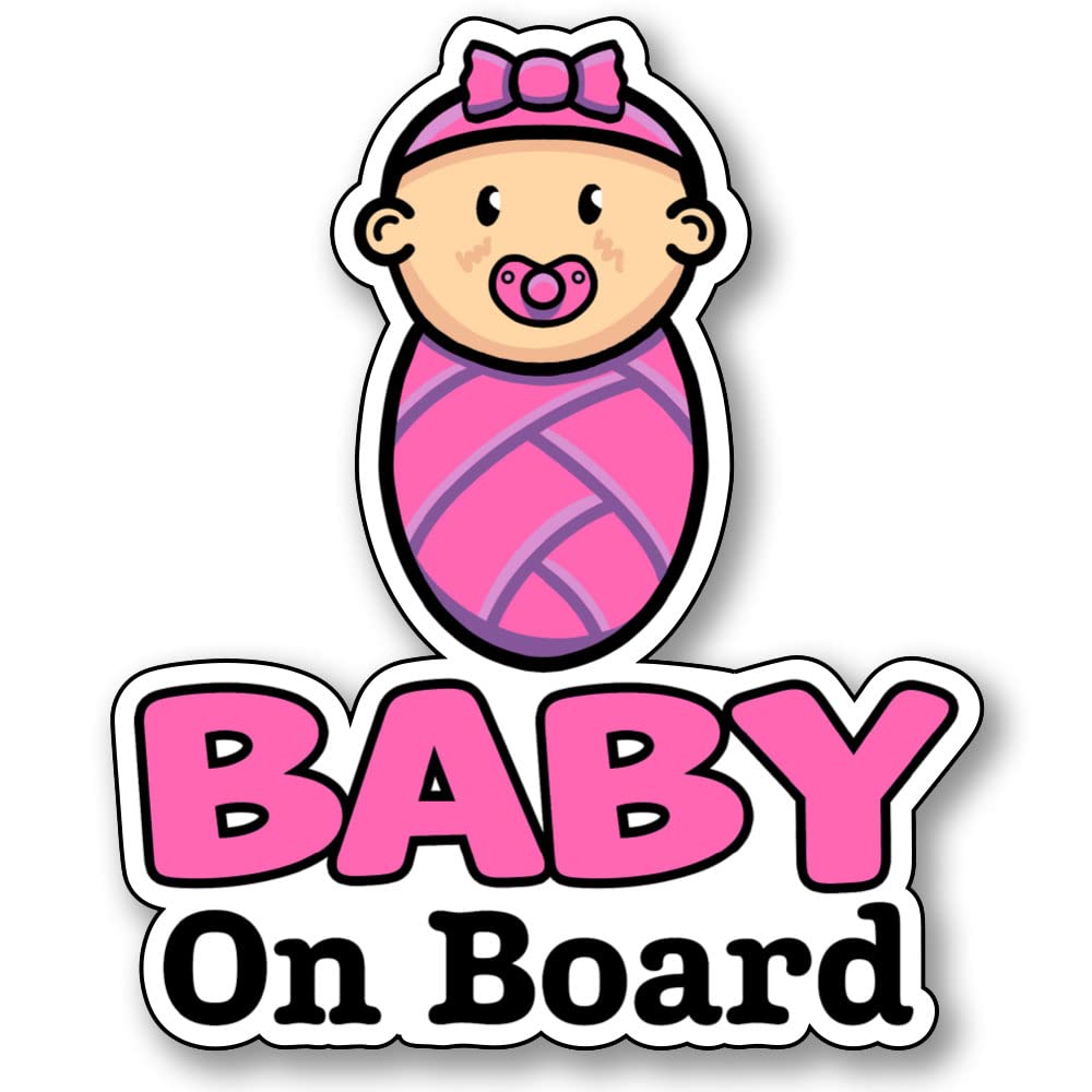Autocollant Baby On Board Autocollant Voiture Haute Fixation Sans Ventouse Ni Aimant x2