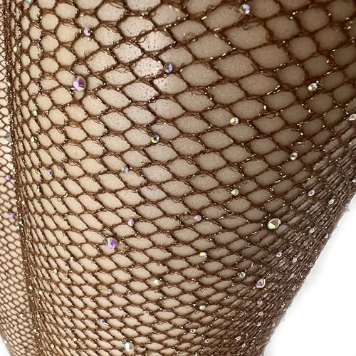 Image of High Side VCUT Carnival Stockings | V-Cut Carnival Fishnet Tights for Black Brown Women | Choose Color