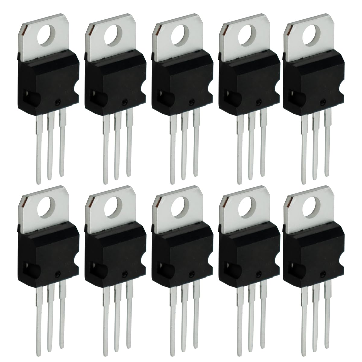 Innfeeltech 10Pcs L7805 Linear Positive Voltage Regulator 5V 1.5A to 220 Three-Terrminal Regulator