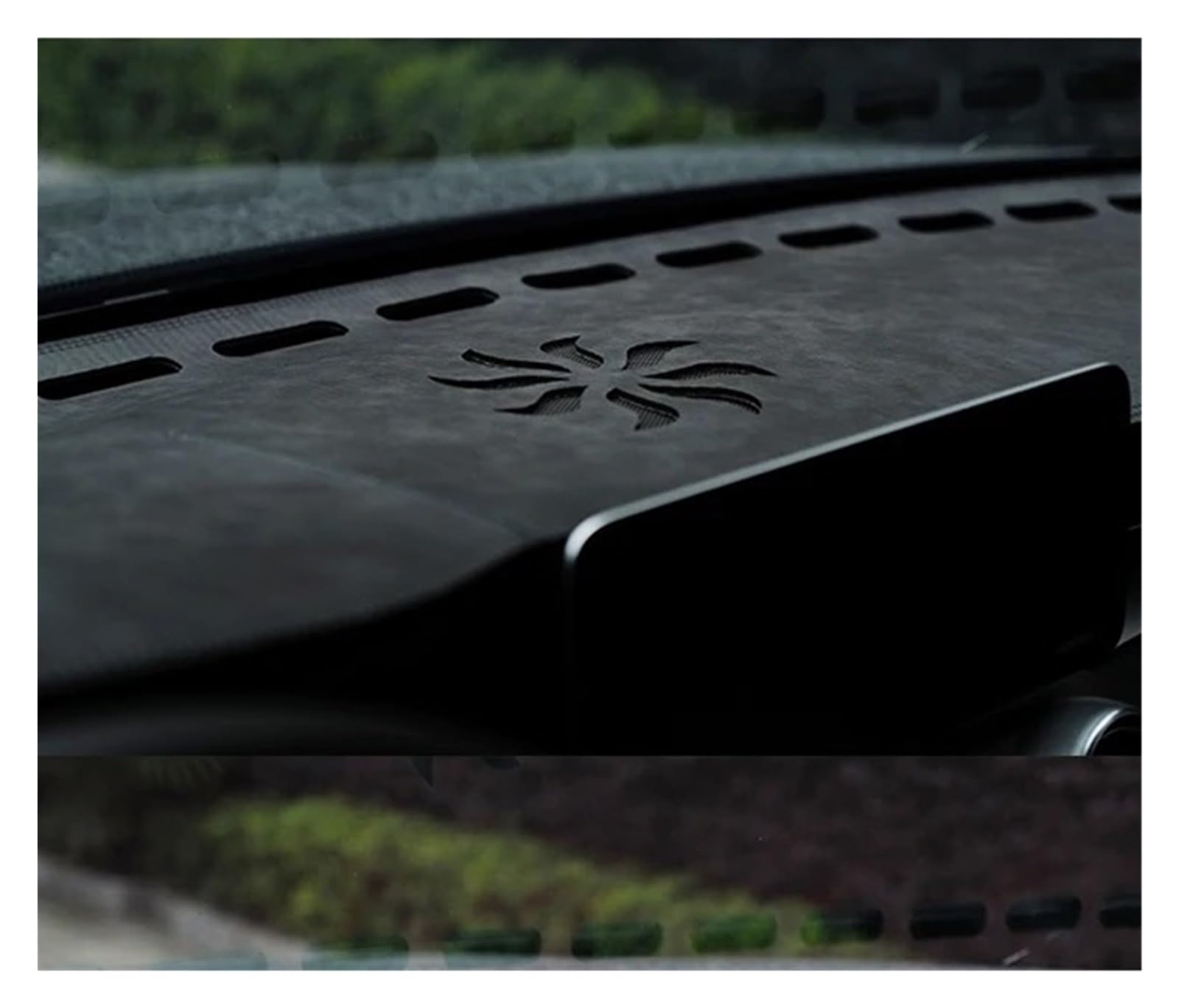Antirutschmatten Für Koleos 1 Für Samsung Für QM5 Retro 2008-2016 Leder-Armaturenbrett-Abdeckungsbrettmatte Teppichpolster Sonnenschutz Dashmat Autozubehör Dashboard rutschfeste Mat(Gray,Lhd)