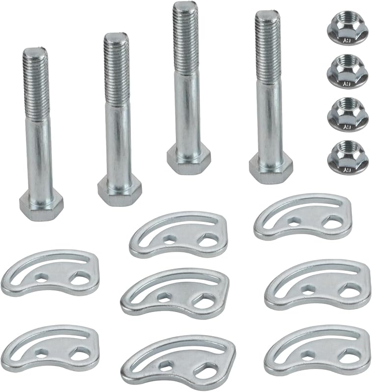 Kit de parafusos de ajuste de cambagem e cáster Fitede K100026 para braço superior dianteiro – 4 peças
