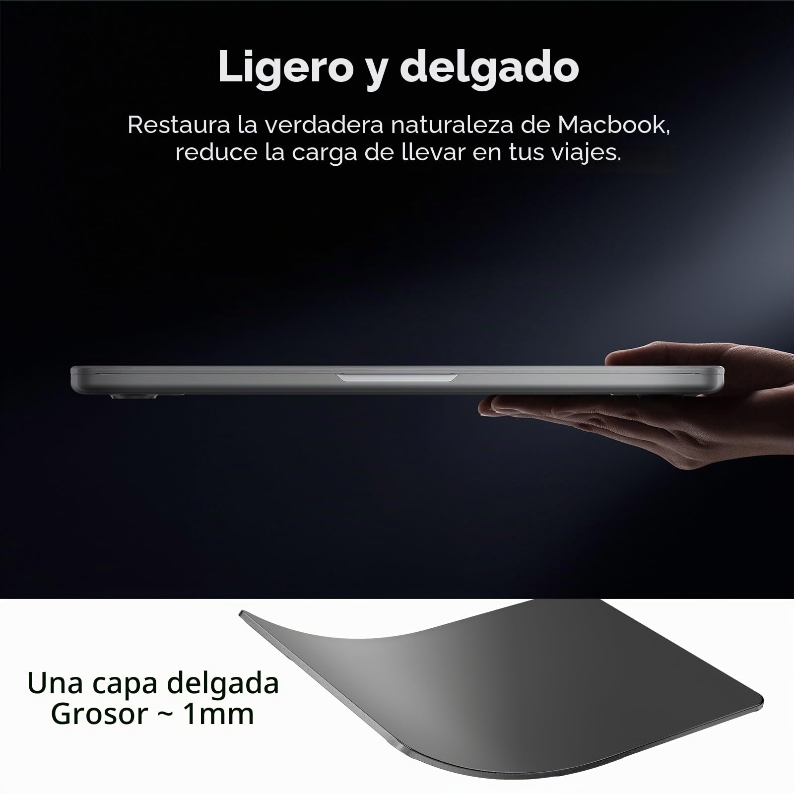 BlueSwan Funda Compatible con MacBook Pro 16 Pulgadas M5 M4 M3 M2 M1 2026 2024-2021, A3428 A3429 A3186 A3403 A2485 A2780 A2991 Pro/MAX, Carcasa PP Duradera Antirozaduras Case - Negro Mate