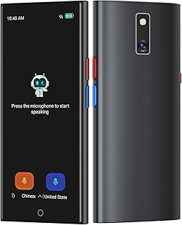 Language Translator Device, 2025 Upgraded Chip Two Way Real-Time Voice Translator, 150 Languages AI/Online/Offline/Group/Phone Translation, No WiFi Needed, 5.5" HD Screen for Travel Business Learning