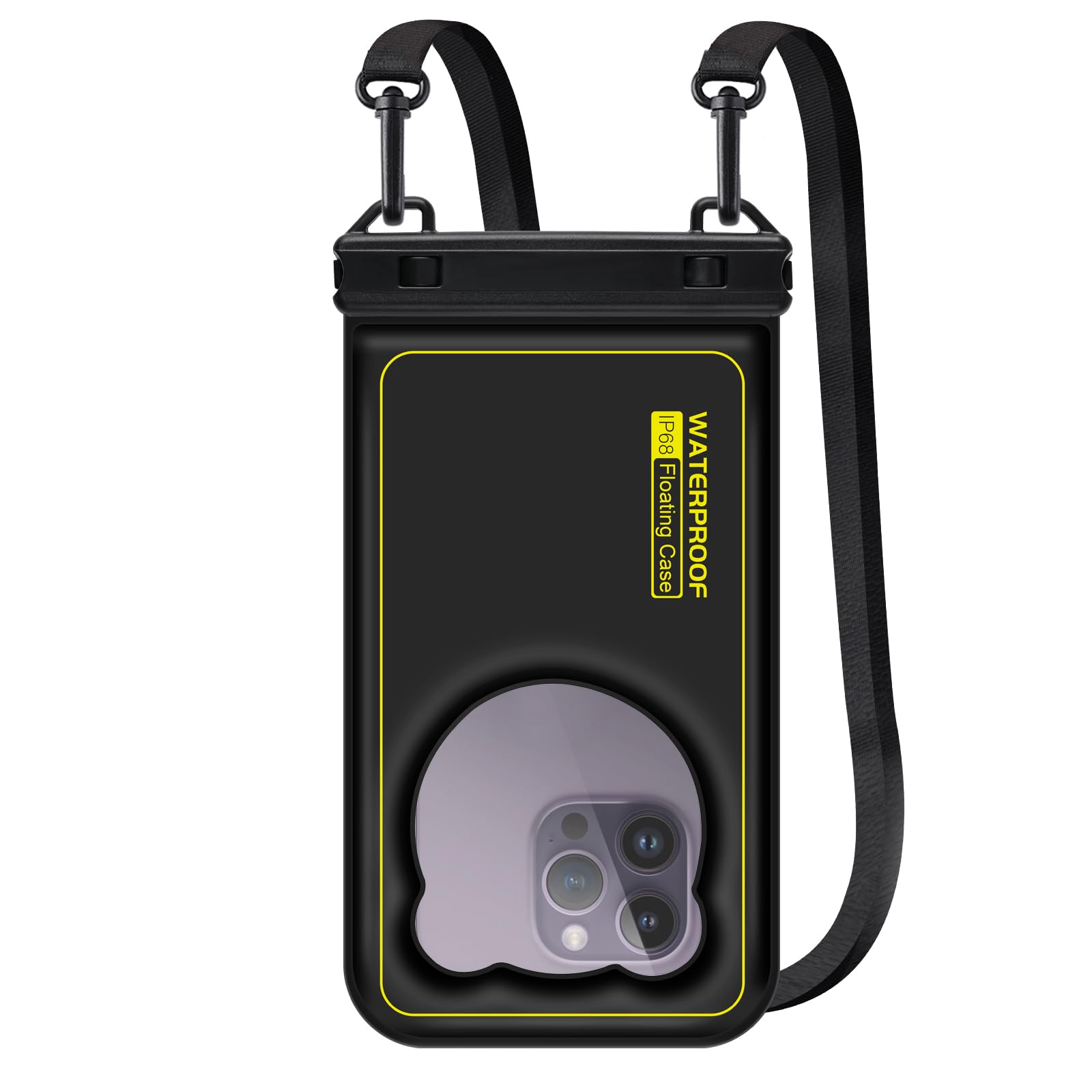 Waterproof Phone Pouch Floating IPX8 Waterproof Phone Case Dry Bag for Swimming,Underwater Phone Case Protector for iPhone 16 15 14 13 12 11 Pro Max XS Samsung S24 S23 Huawei P60 Mate 60 up to 6.8"