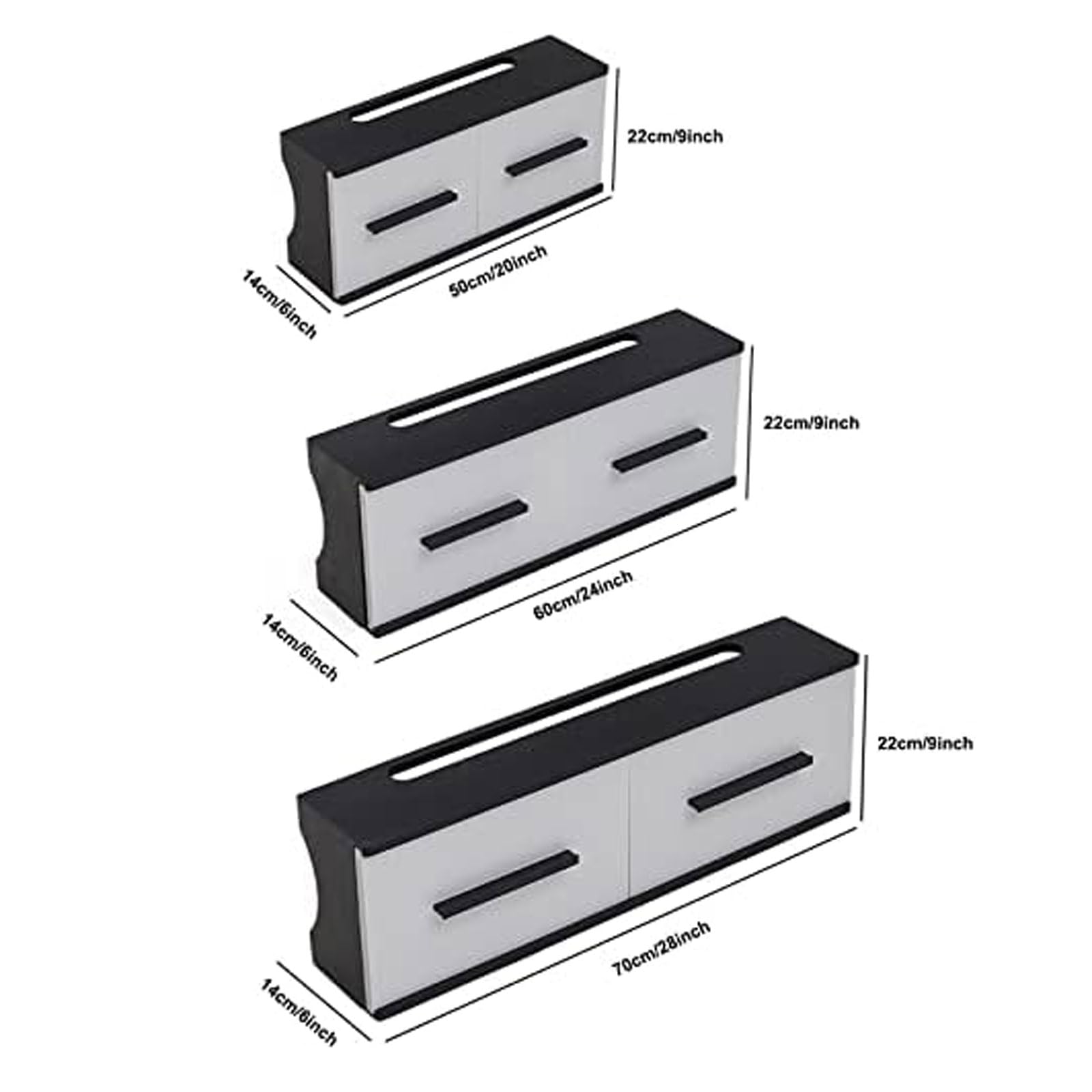 Étagère murale flottante pour modem routeur WiFi, mini projecteur et TV Box Support élégant boîte de rangement pour bureau efficace et solutions d'économie d'espace