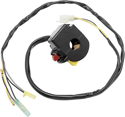 Miniatura 4 de M MATI Control del manillar Kill Stop Botón del interruptor de los faros para Suzuki LT250S 1989-1990 37400-25C00