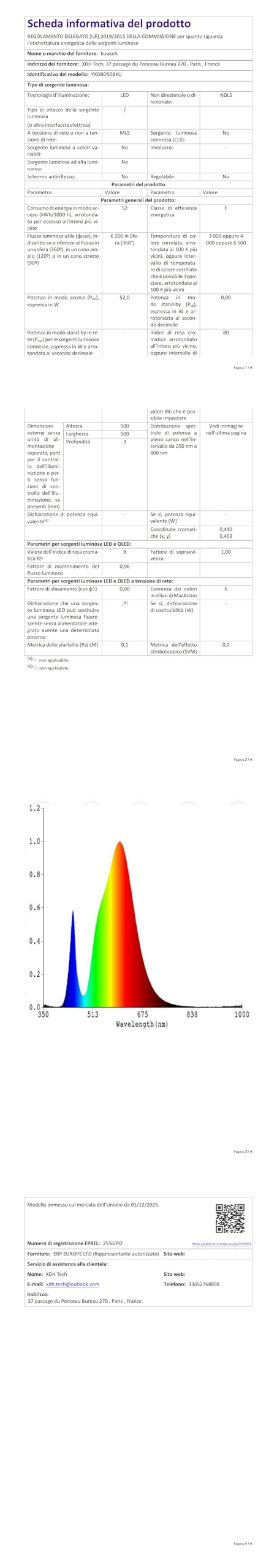 Okrągła lampa sufitowa LED 52 W, 5200 lm, ultra płaska czerń, wodoodporna IP44, zimna biel 6500 K, nowoczesna lampa do salonu, sypialni, kuchni, biura