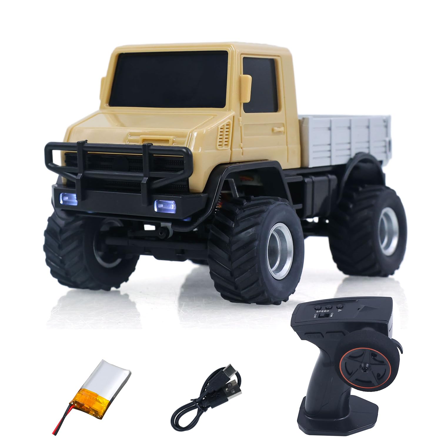TOUCAN RC HOBBY Telecomando in plastica, 2,4 G, 1/36, 4 WD, bruchi 3603